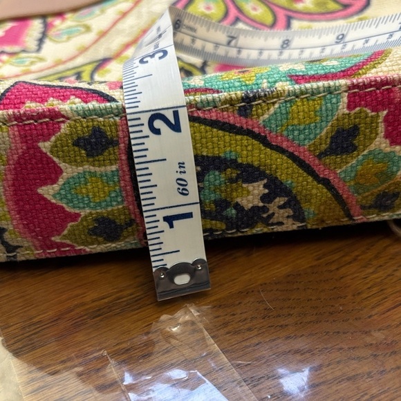 Spartina Tan and Pink Paisley Crossbody Bag - Picture 7 of 7